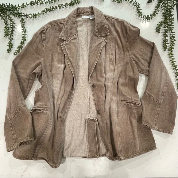 Vintage Newport News Jeanology Collection Nutmeg Denim Jean Jacket - Picture 2 of 8